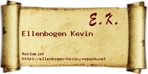 Ellenbogen Kevin névjegykártya